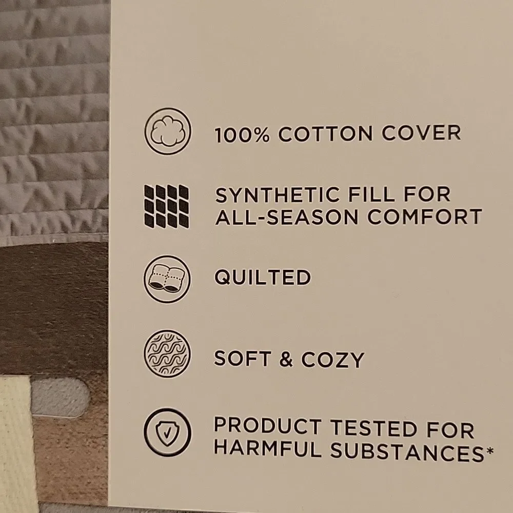 Sonoma Goods For Life 3-piece Cotton Velvet Quilt Set